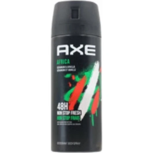 Axe Africa Spray 150 ml 48H Sin Aluminio