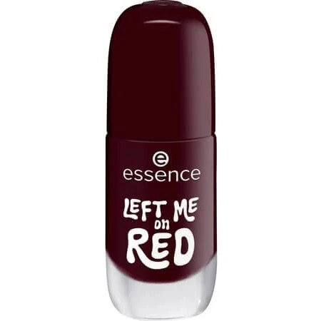 Essence Esmalte de Uñas Gel 12 Left Me On The Red - Rojo Oscuro