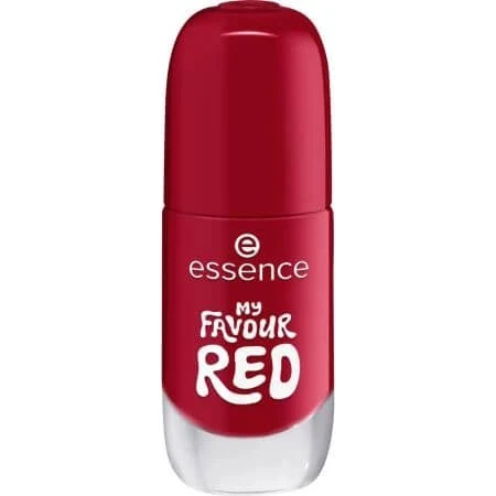 Essence Esmalte de Uñas 14 My Favour Red, Acabado Gel, 8 ml
