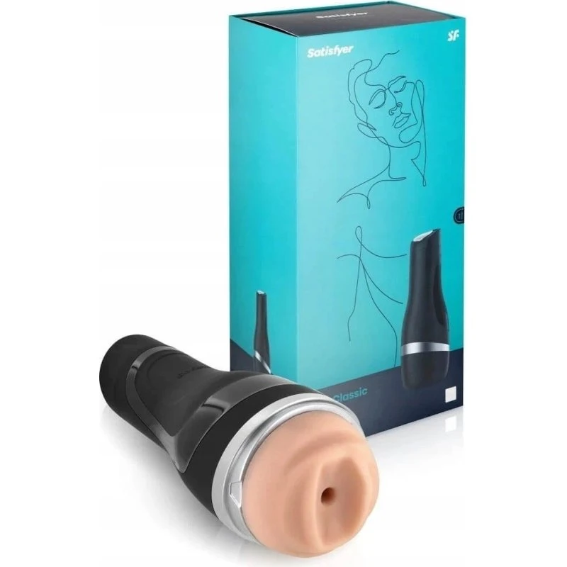 Satisfyer Men Classic Masturbador de Succión Negro