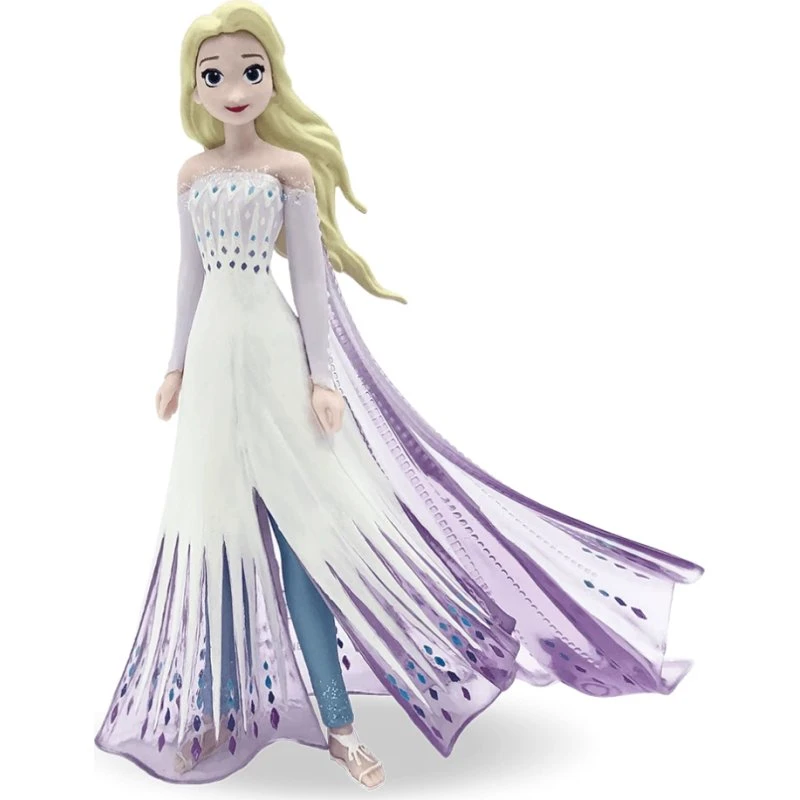 Bullyland Figura Elsa con Vestido Blanco Frozen 2 - 9cm