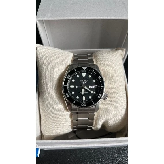 Seiko SRPK29K1 5 Sports SKX 38 mm Automático negro