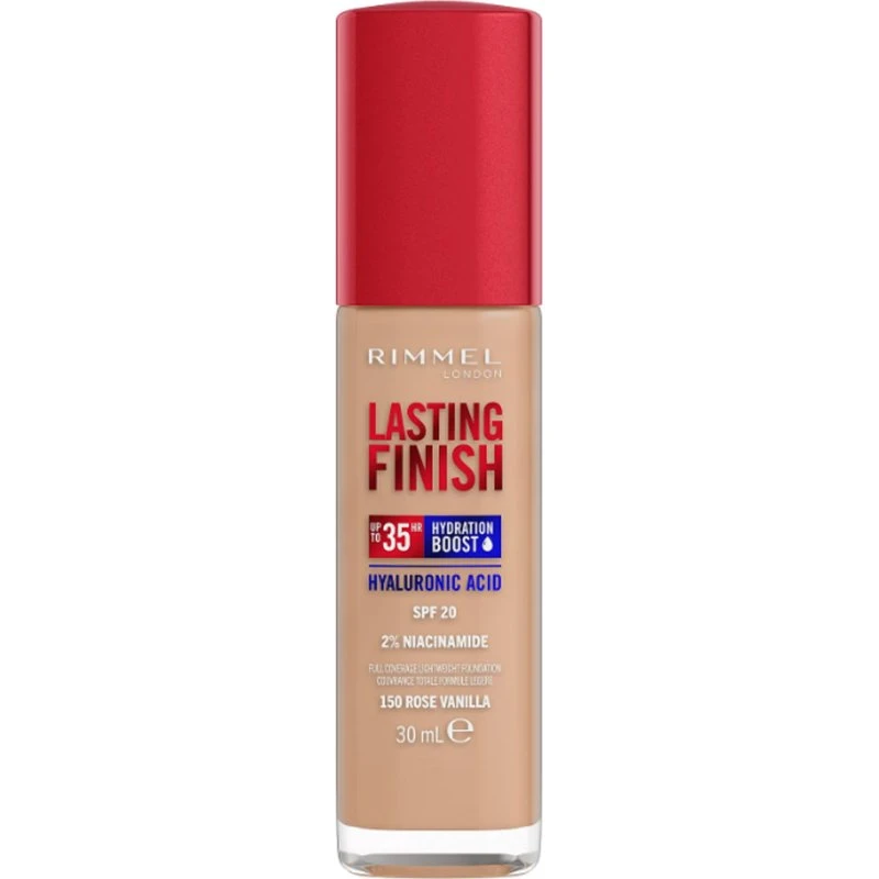 Rimmel London Base de Maquillaje Lasting Finish 35H 150 Rosa Vainilla