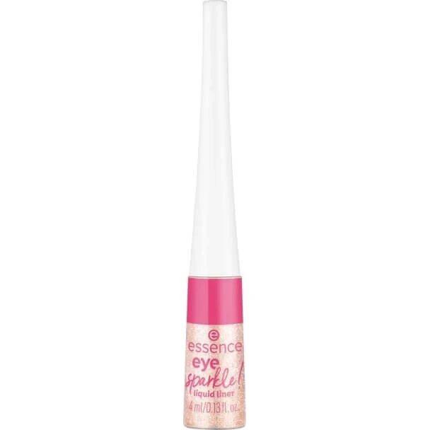 Essence Eye Sparkle! Delineador Líquido 01 Sparkling Lights Silver 4ml
