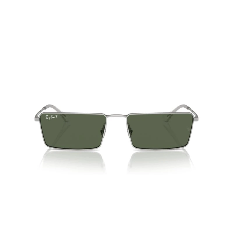 Ray-Ban RB3741 003/9A Plata Lentes Verdes