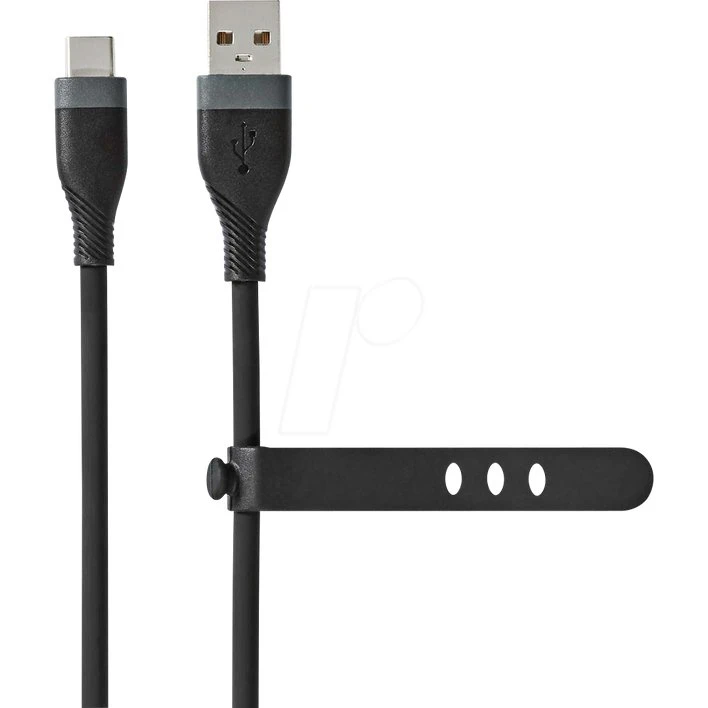 Nedis Cable USB-A a USB-C 1,5 m Negro