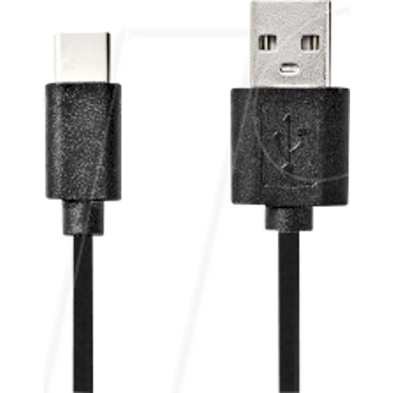 Nedis Cable USB 2.0 USB-A a USB-C 3m 15W Negro