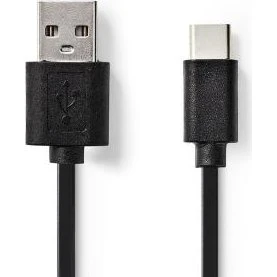 Nedis Cable USB-C a Lightning 1.2m Negro