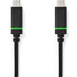 Nedis Cable USB-C 2.0m Niquelado