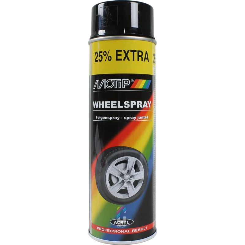 Motip Lak na Disky Kol Černá Lesk 4018 500 ml