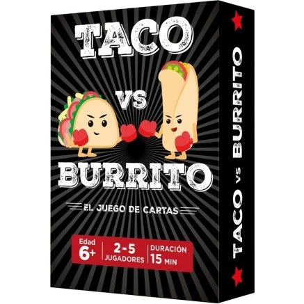 Asmodee Taco vs Burrito - Juego de Cartas de Estrategia
