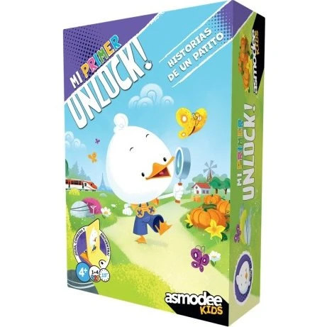Mi Primer Unlock: Historias de un Patito - Juego de Mesa para Niños