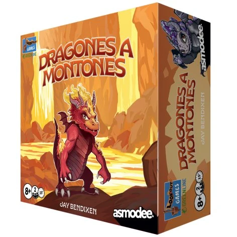 Asmodee Dragones a Montones - Juego de Cartas Táctico