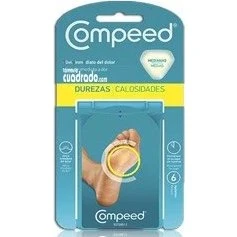 Compeed Durezas y Callosidades Medianas, 6 Apósitos