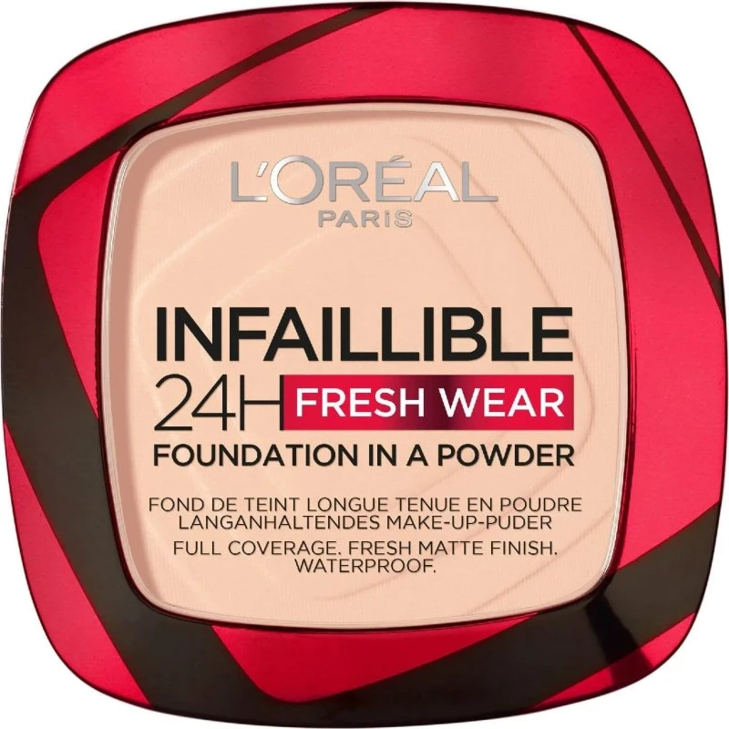 L'Oréal Paris Polvos Infalibles 24H Fresh Wear 180 Rosa Arena 9g