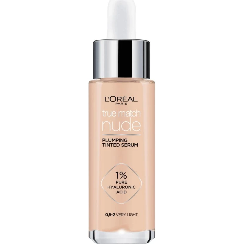 L'Oréal Paris True Match Nude Suero Maquillaje 0,5-2 Muy Claro 30ml