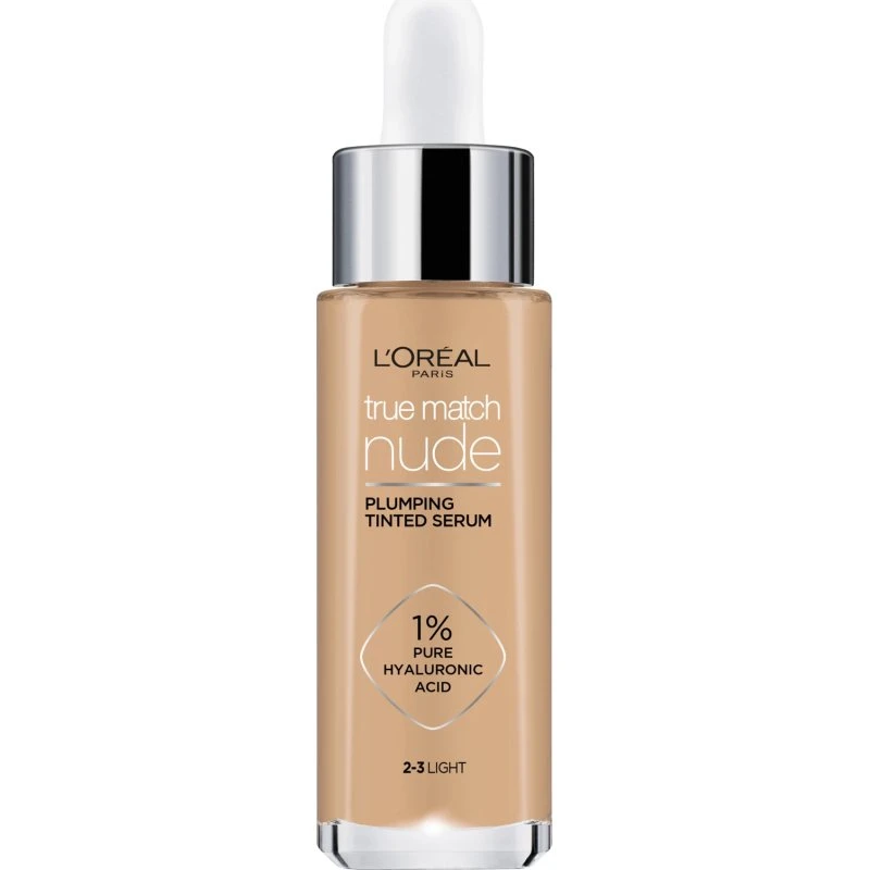 L'Oréal Paris True Match Suero Maquillaje Nude 2-3 Light, 30 ml