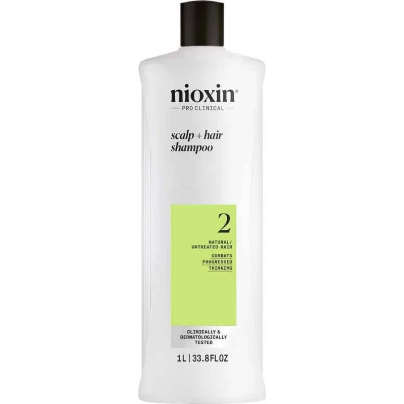 Nioxin System 2 Champú Anticaída para Cabello Natural 1L