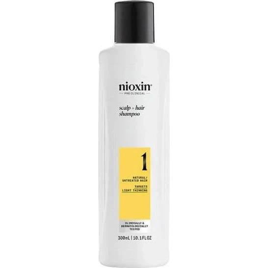 Nioxin System 1 Champú para Cabello Natural con Ligera Caída, 300 ml