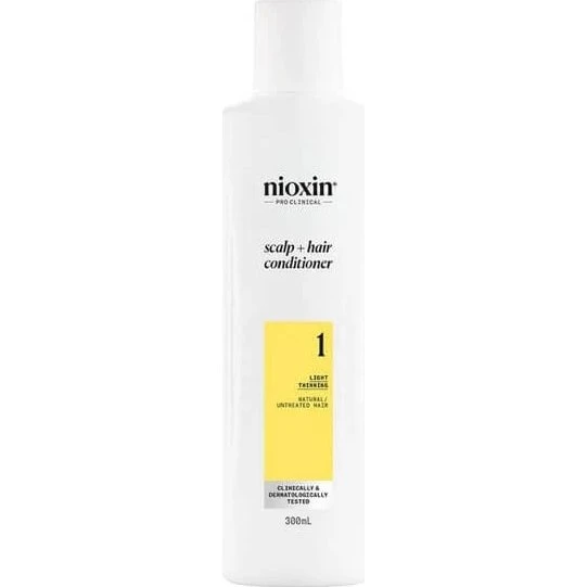 Nioxin System 1 Acondicionador para Cabello Natural con Adelgazamiento Ligero, 300 ml