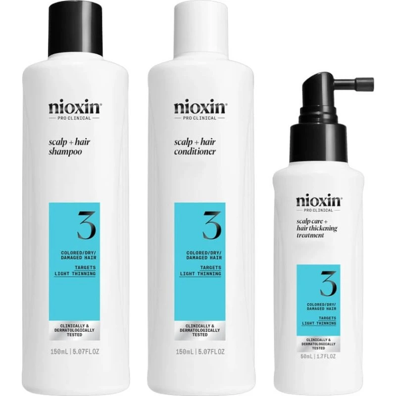 Nioxin System 3 Loyalty Kit - Cuidado para Cabello Teñido y Debilitado