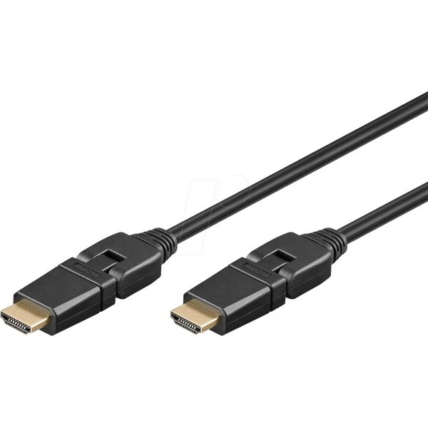 GOOBAY Cable HDMI 360° 3m 4K 60Hz