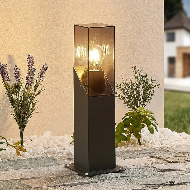 Lucande Fiola Lámpara de Jardín H40 Antracita