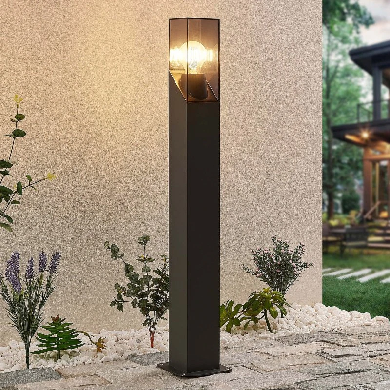 Lucande Bolardo Luminoso Fiola 80 cm Antracita IP54