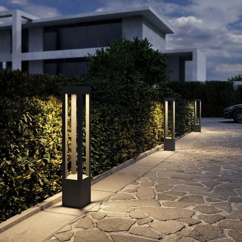 Arcchio Lienna Lámpara de Jardín H90 Gris Oscuro - Bolardo LED