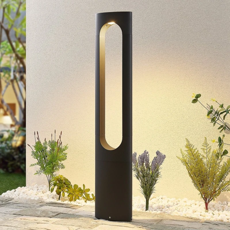 Lucande Lámpara de Jardín LED Fenti H90 - Gris Antracita