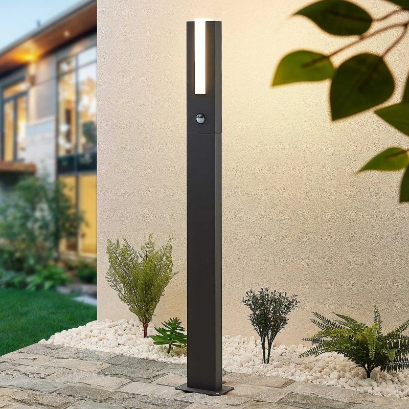 Lucande Virgalia Lámpara LED Exterior con Sensor de Movimiento - Graphite