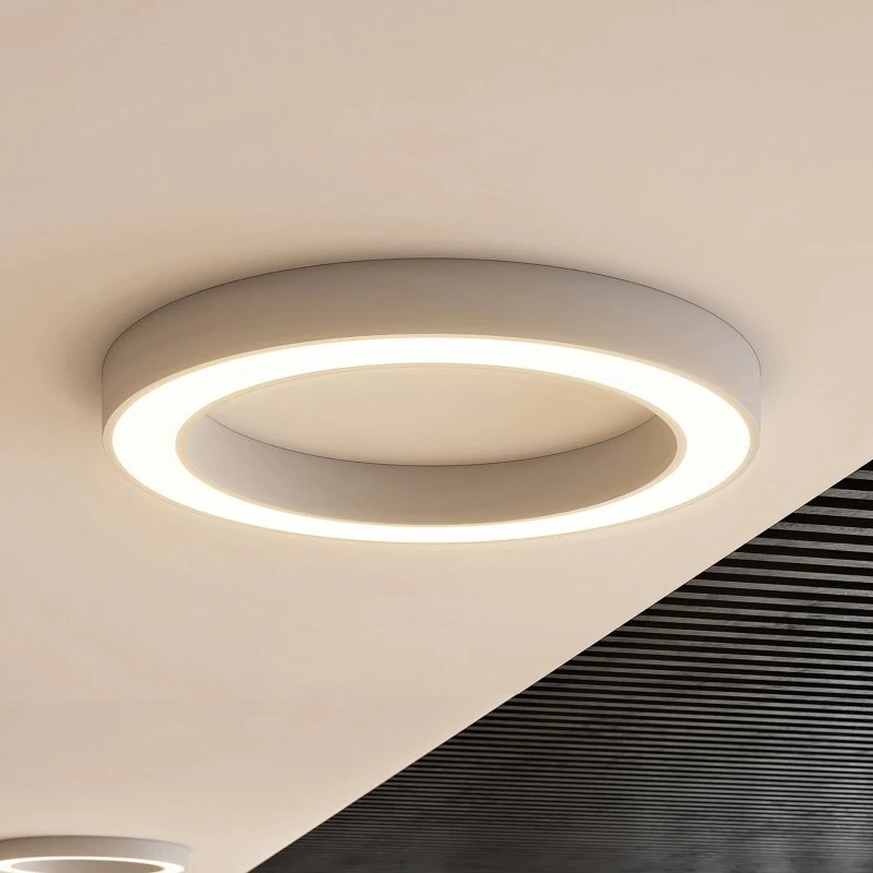 Arcchio Sharelyn Plafón LED de Anillo, Ø 80 cm, Blanco, Atenuable