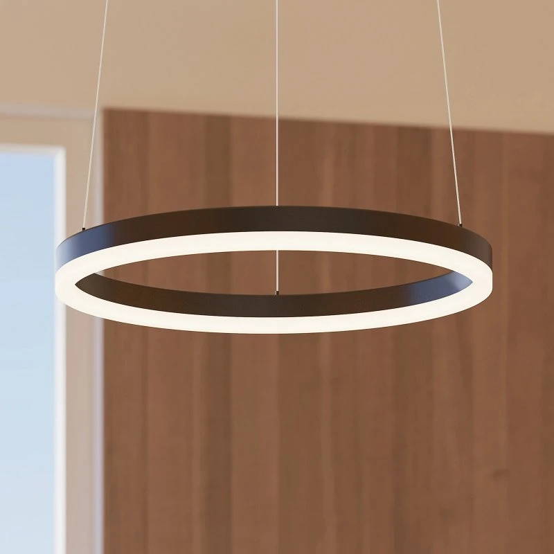 Lámpara colgante LED Arcchio Albiona Ø40 Negro