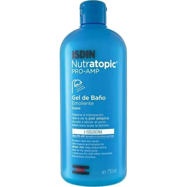 Isdin Nutratopic Pro-Amp Gel de Baño Emoliente para Piel Atópica 750 ml