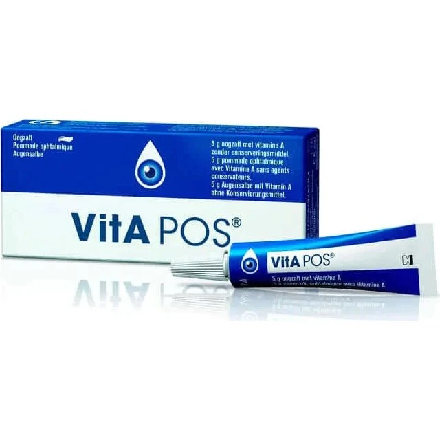 Vita Pos Pomada Oftálmica con Vitamina A, 5g