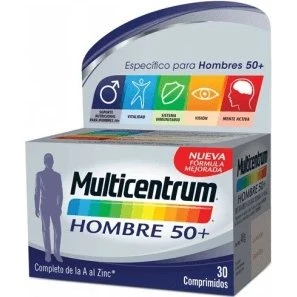 Multicentrum Hombre 50+ 30 Comprimidos