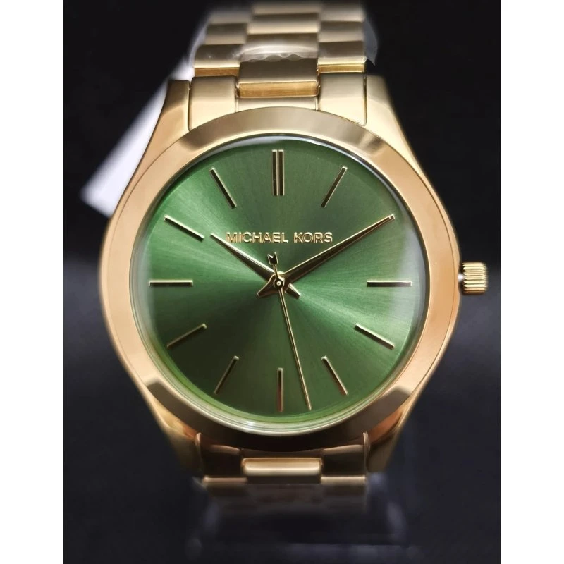 Michael Kors MK3435 Reloj Mujer Cuarzo Verde Dorado