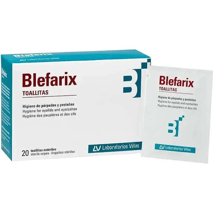 Blefarix Toallitas de Limpieza Ocular - 20 Unidades