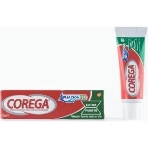 Corega Extra Fuerte 40ml Crema Fijadora para Prótesis Dental