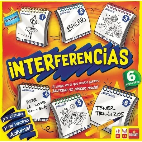 Goliath Games Interferencias: 6 Jugadores (Caja Grande)