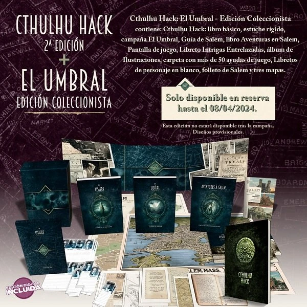 Cthulhu Hack: El Umbral - Edición Coleccionista 2ª Edición