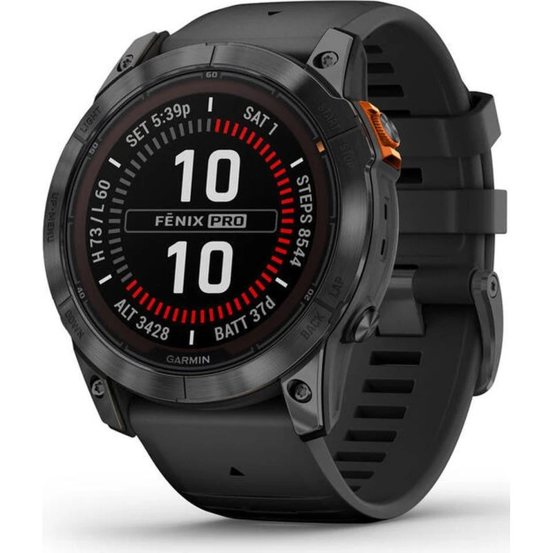 Garmin Fenix 7X Pro Solar Sapphire Gris