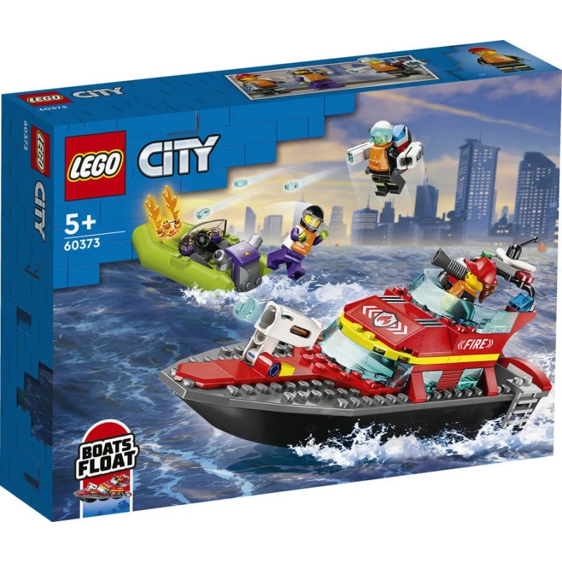 LEGO City Lancha de Rescate de Bomberos 60373