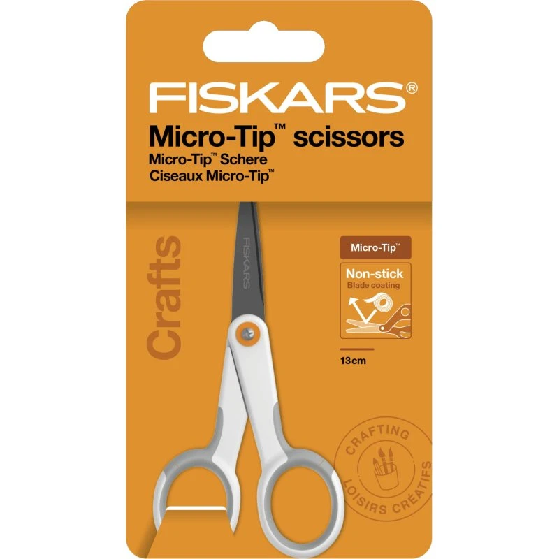 Fiskars Tijeras Titanium MicroTip 13 cm