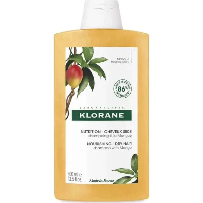 Klorane Champú Nutritivo con Manteca de Mango, 400ml