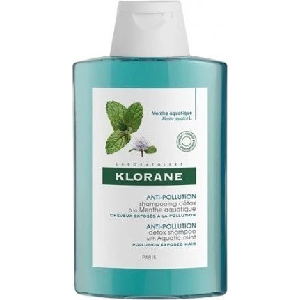 Klorane Champú Anticontaminación Menta Acuática 400ml