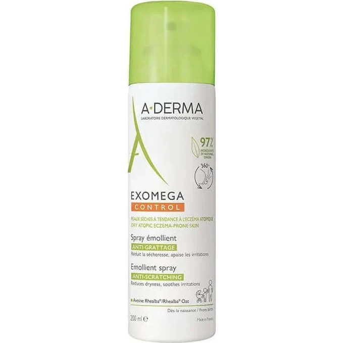 Aderma Exomega Control Spray Emoliente Anti-Rascado 200 ml