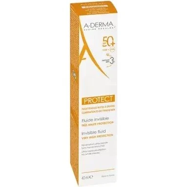 A-Derma Protect Fluido de Protección Solar SPF 50+ 40 ml