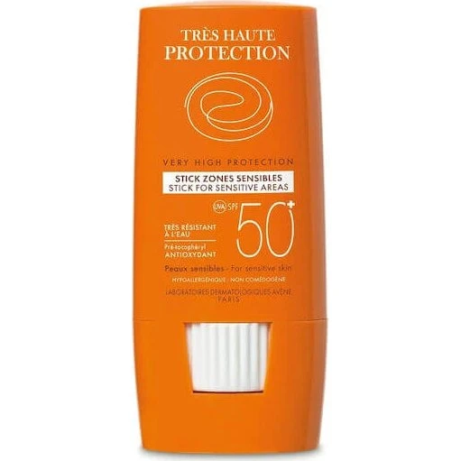 Avène Eau Thermale Stick Protector Solar Zonas Sensibles SPF50 8g