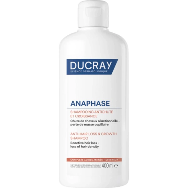 Ducray Anaphase Champú Anticaída y Crecimiento Capilar, 400 ml